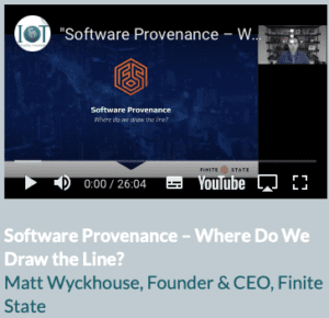 Software Provenance - By Matt Wyckhopuse